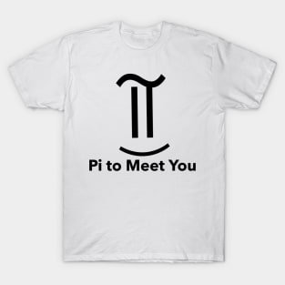 Pi Smiley face emoji T-Shirt